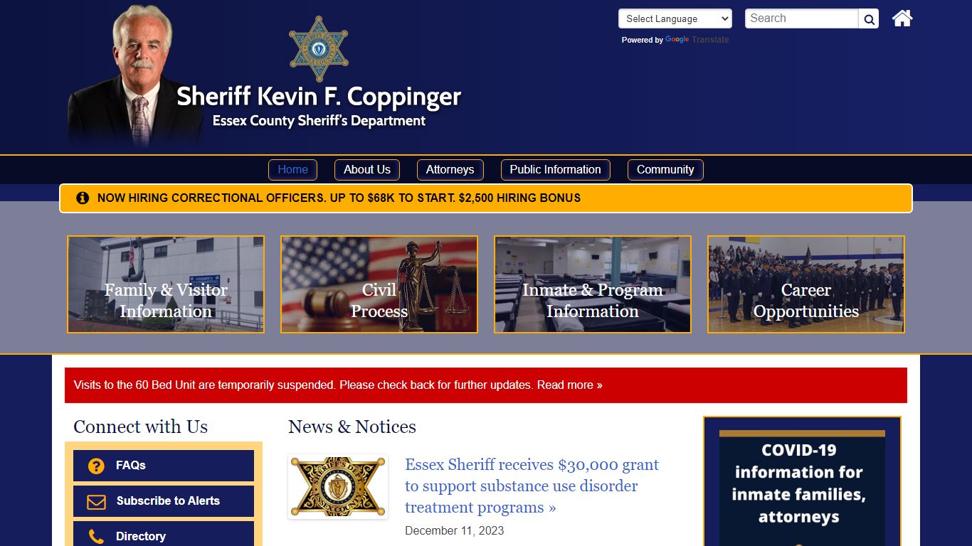 Essex County Sheriff's Department